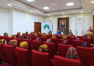 Сохранение семейных ценностей обсудили на встрече в агентстве «Туркменсвязь»