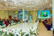 A show of women's clothing from leading national designers took place at the Ashgabat Fashion House