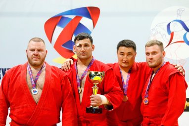 Turkmen athletes won 4 medals on the first day of competition at the Cup for the Founders of SAMBO in Moscow