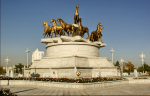 Монумент Ахалтекинским лошадям