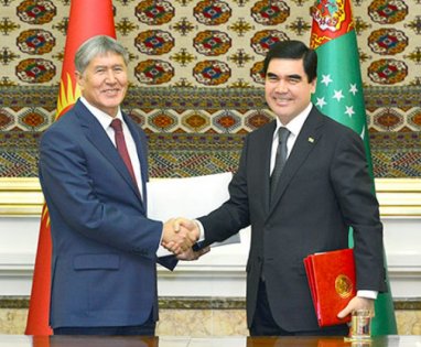 В Ашхабаде прошли переговоры между Президентом Туркменистана и Президентом Кыргызской Республики