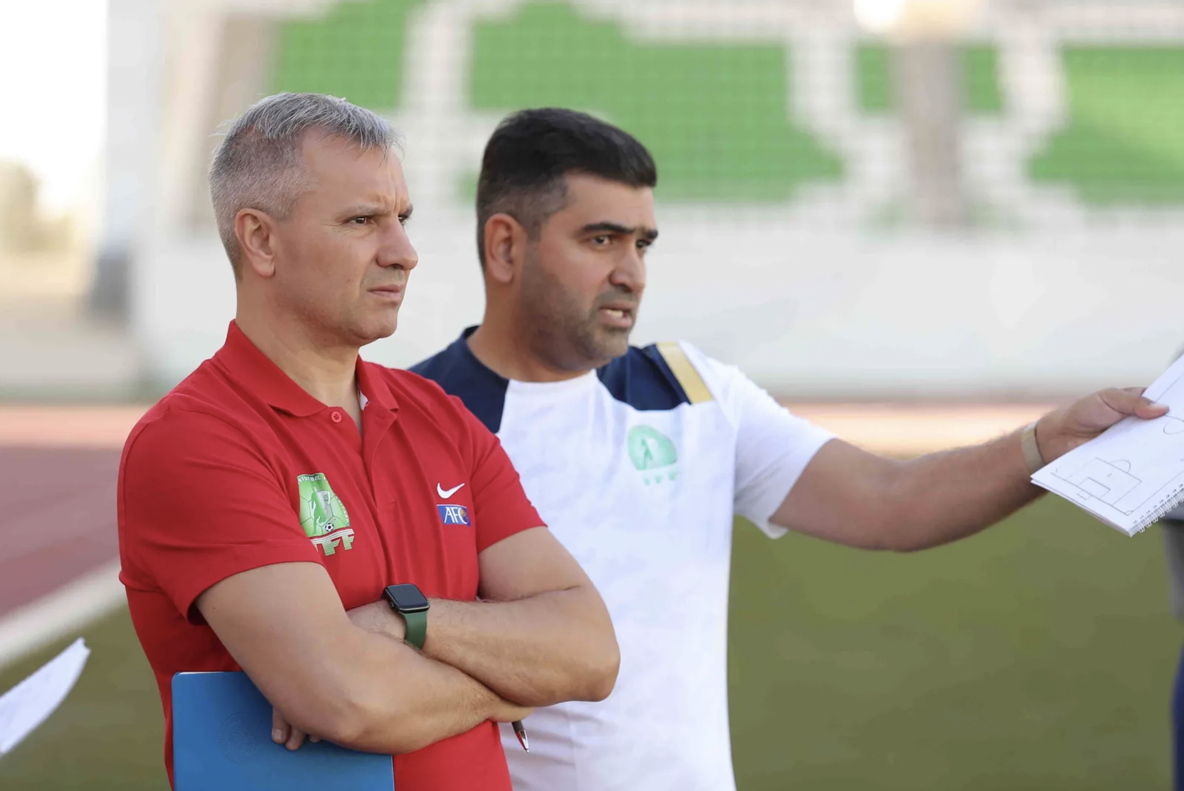 
Türkmenistanyň Futbol federasiýasy tälimçiler üçin okuw-maslahatyny geçirýär 