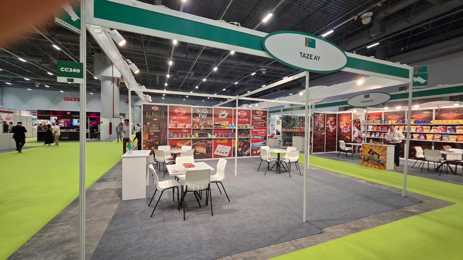 
«Täze Aý» türkmen kompaniýasy Stambulda geçirilen sergide konditer önümleri bilen tanyşdyrdy 