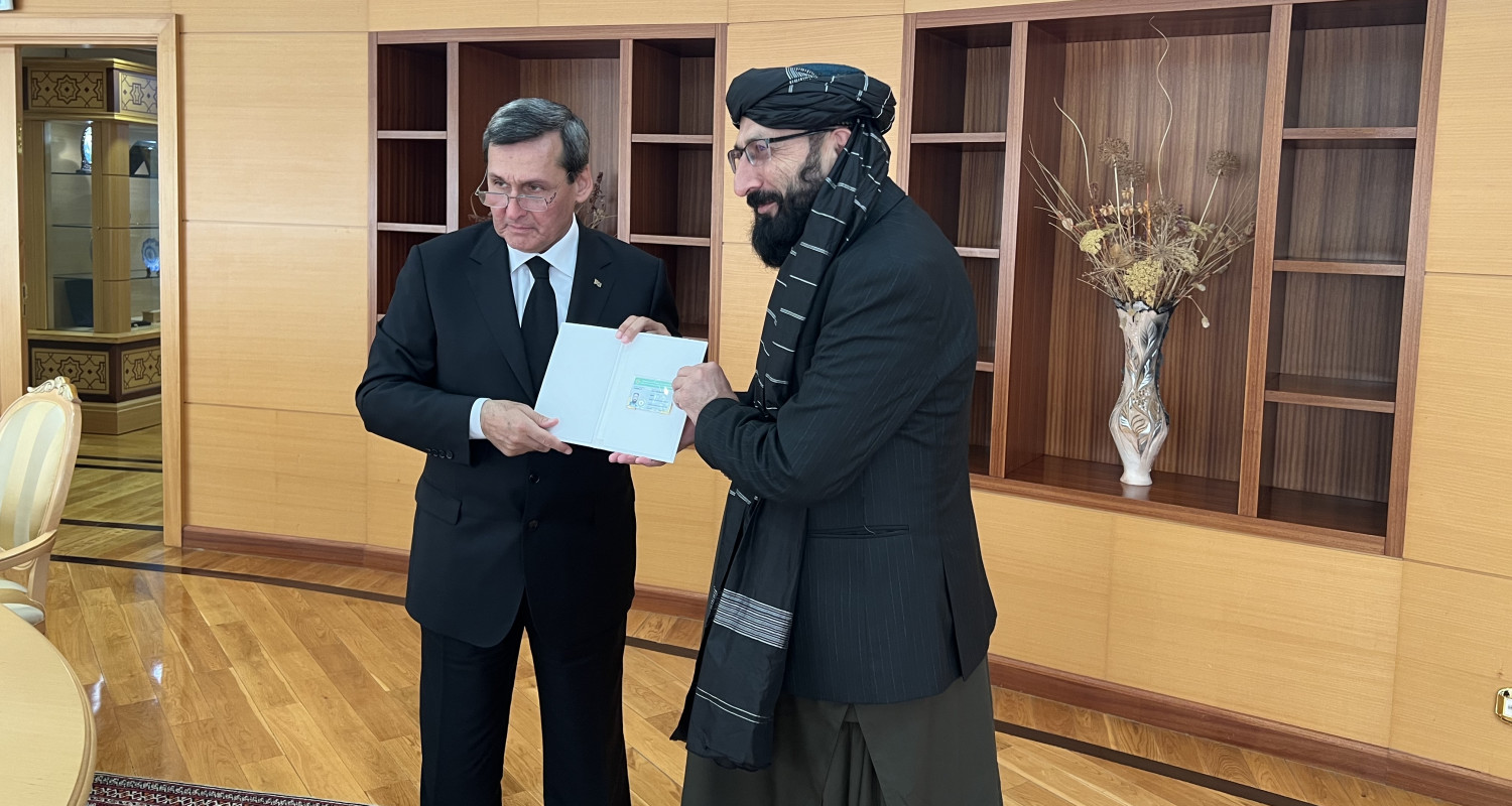 
  Türkmenistan Owganystanyň Aşgabatdaky wekilini resmi taýdan tassyklady 