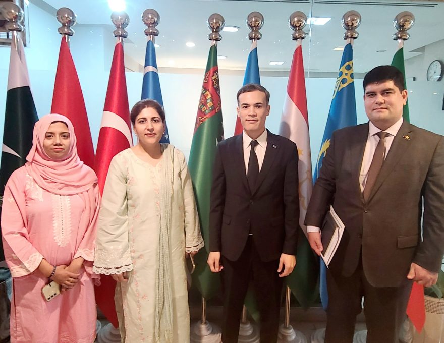 Türkmenistanyň ilçihanasynyň wekilleri Pakistanyň DIM-iniň Merkezi Aziýa ýurtlary bölüminiň direktory bilen duşuşdylar