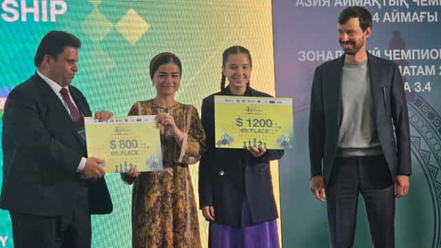 Туркменские шахматистки удостоены наград по итогам Зонального чемпионата Азии в Алматы