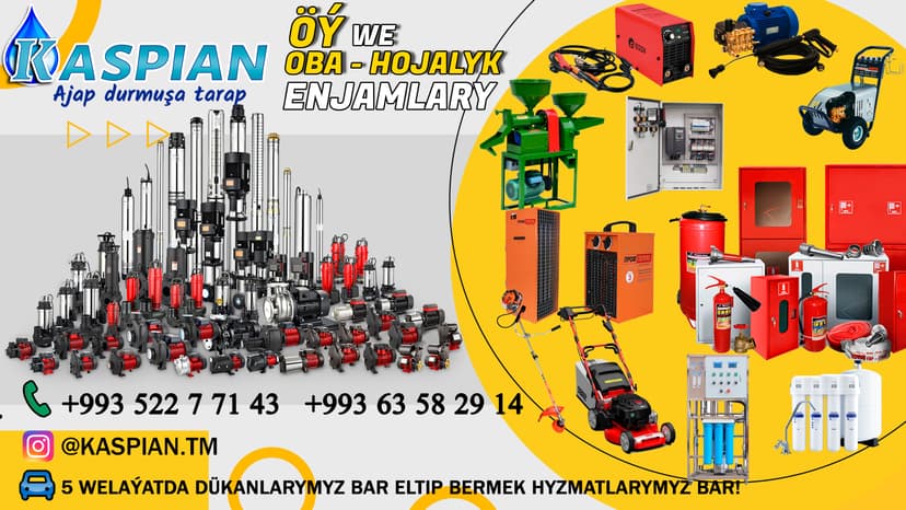 Nasos we oba hojalyk harytlary