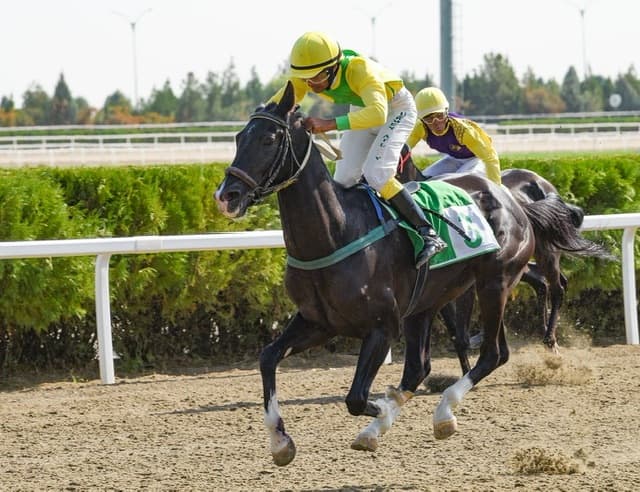 На праздничных скачках в Ашхабаде разыграли приз Президента Туркменистана