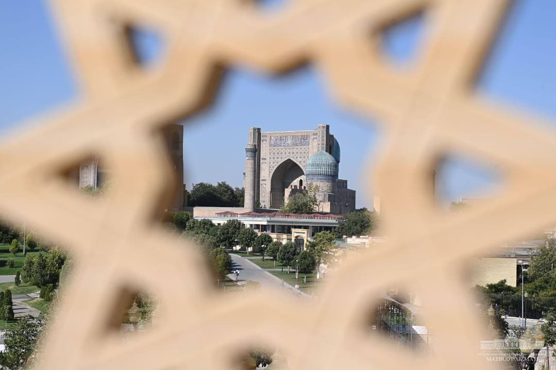 Президент Туркменистана ознакомился с главными достопримечательностями Самарканда