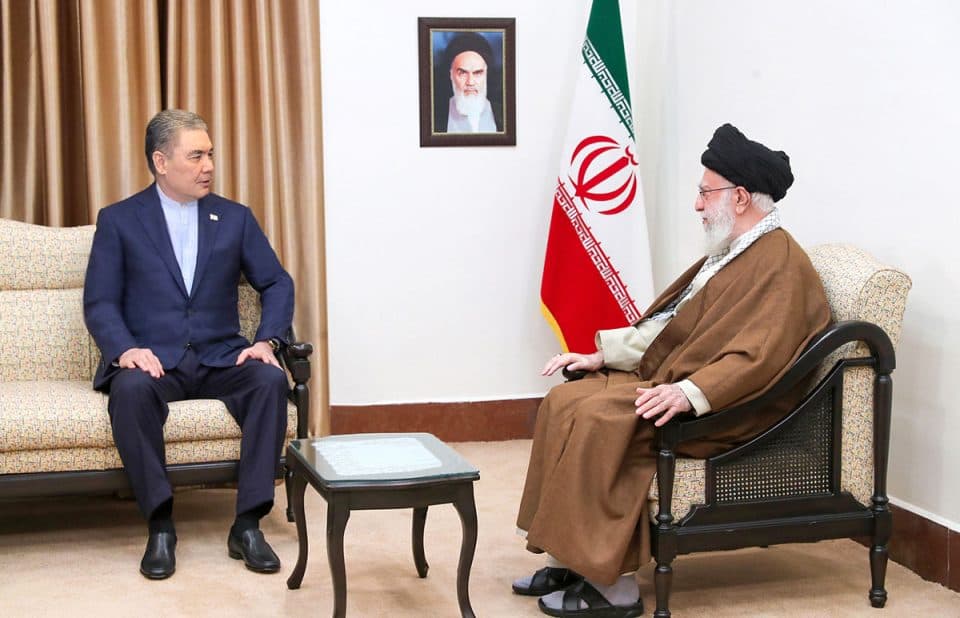 The spiritual leader of Iran donated a collection of poems by Magtymguly Fragi to Gurbanguly Berdimuhamedov