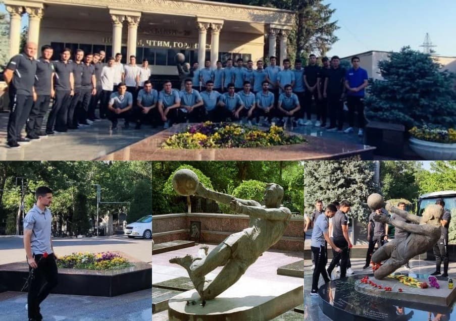 Молодежная сборная Туркменистана по футболу почтила память команды «Пахтакор-79»