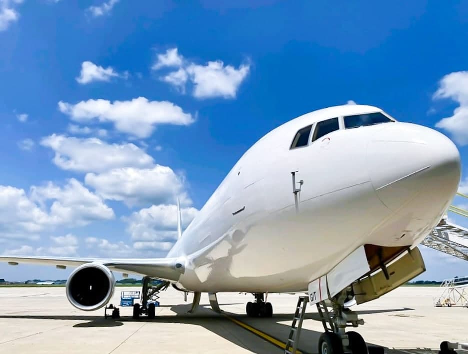 A new air cargo route connected Georgia and Turkmenistan via China