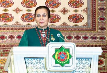 Diplomat Chinar Rustamova awarded the title "Hero of Turkmenistan"