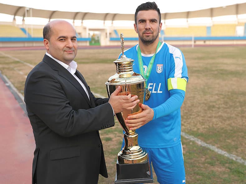 «Алтын асыр» наградили чемпионским кубком