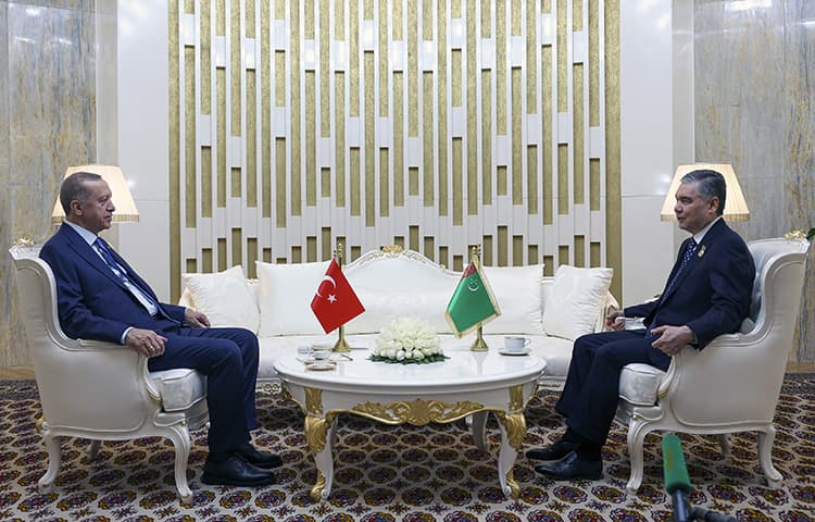 В НТЗ «Аваза» состоялась встреча Гурбангулы Бердымухамедова и Эрдогана