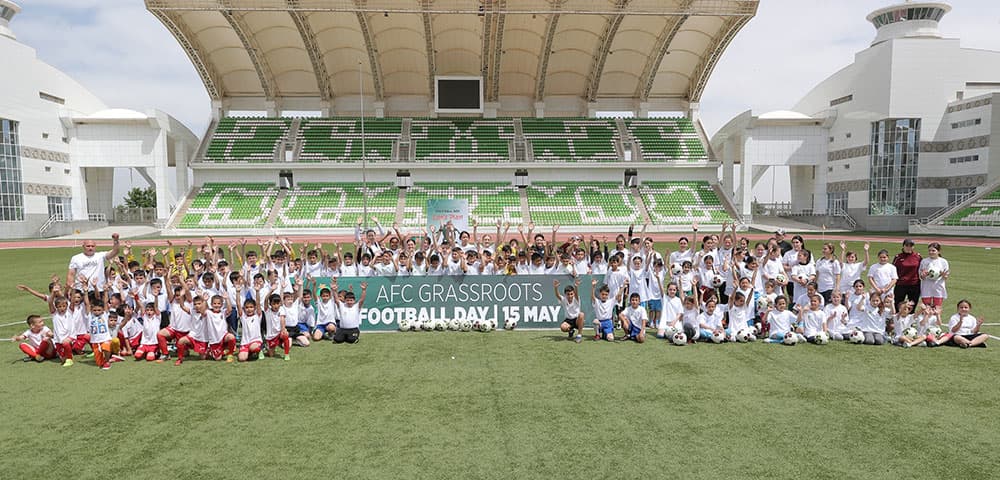 Türkmenistanda «AFC Grassroots Football Day 2022» çagalar futbol festiwaly geçirildi
