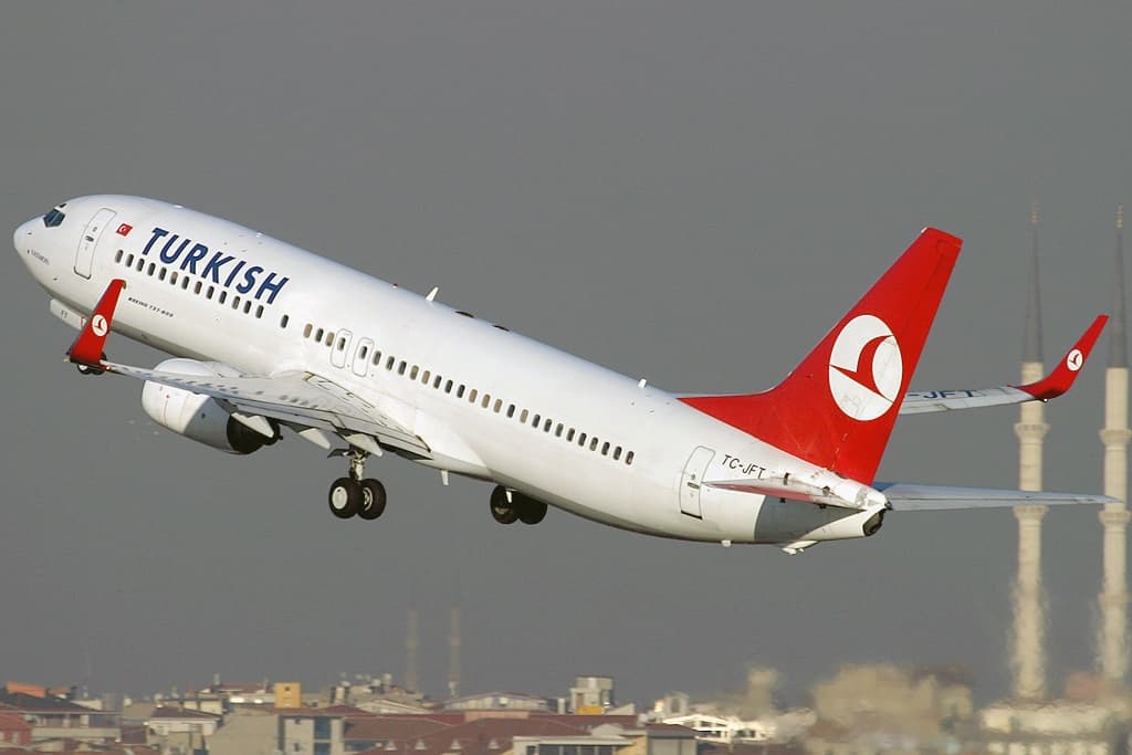 Turkish Airlines с декабря будет регулярно летать из Стамбула в Ашхабад и обратно