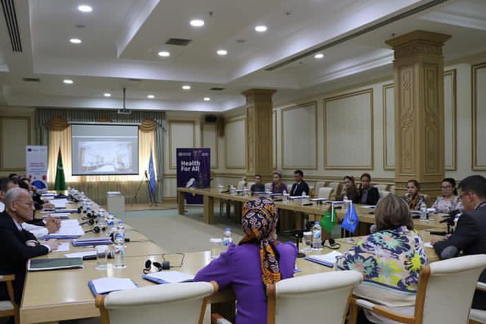 BSGG-niň hünärmenleri Türkmenistandaky lukmançylyk uniwersitetiniň hünärmenleri üçin okuw geçirdi