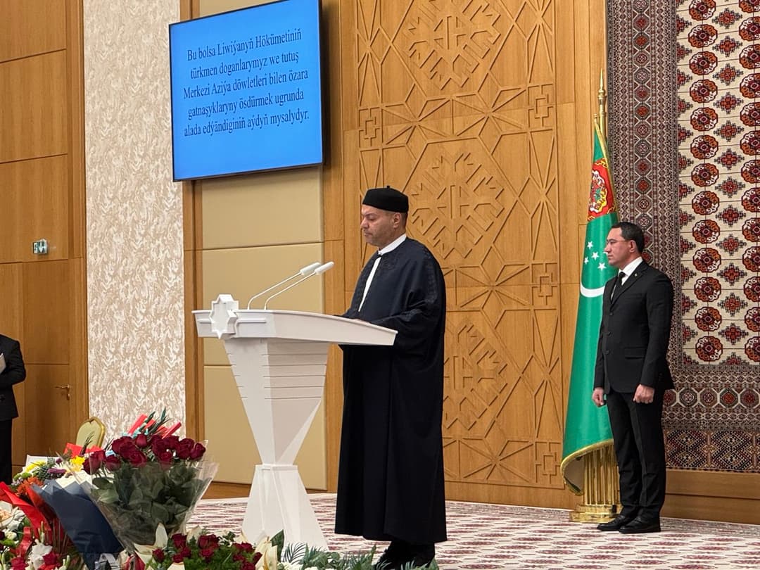 Libya Bağımsızlık Günü münasebetiyle Aşkabat'ta bir resepsiyon düzenlendi