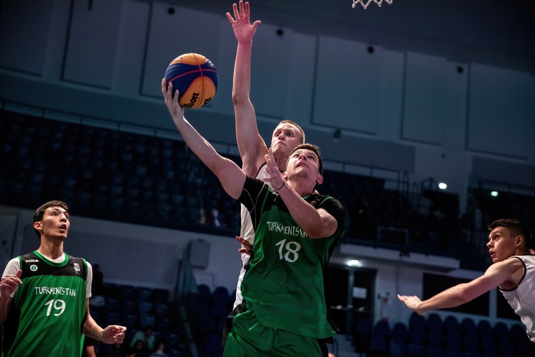 Мужская и женская сборные Туркменистана по баскетболу 3×3 победили на международном студенческом турнире в Москве