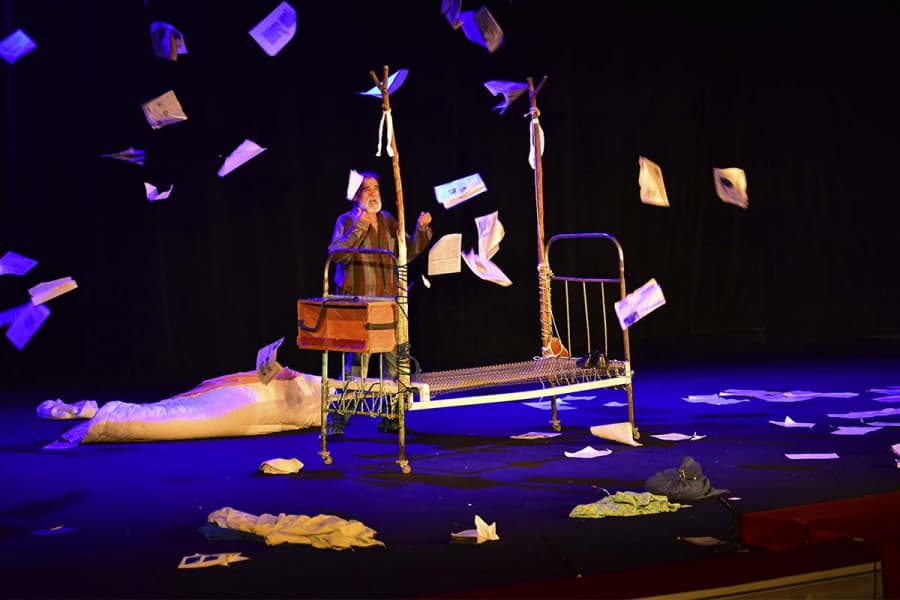 Baş akademiki drama teatrynda «Watandan alysda geçen gije» atly sahna eseriniň görkezilişi boldy