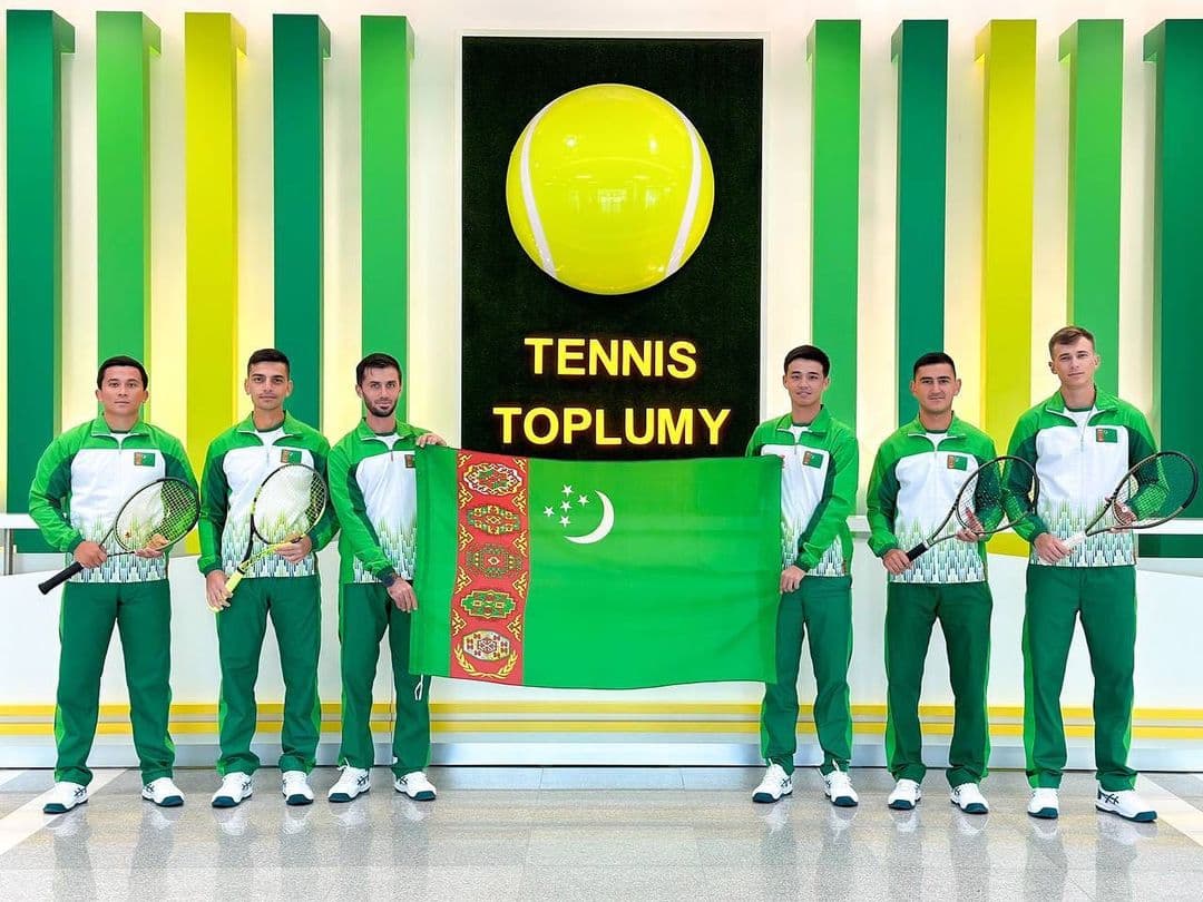 Türkmen tennisçileri Dewisiň kubogyndaky ilkinji duşuşygynda Butany ýeňdiler