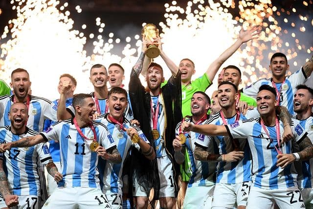 The Argentina national team was awarded the FIFA World Cup
