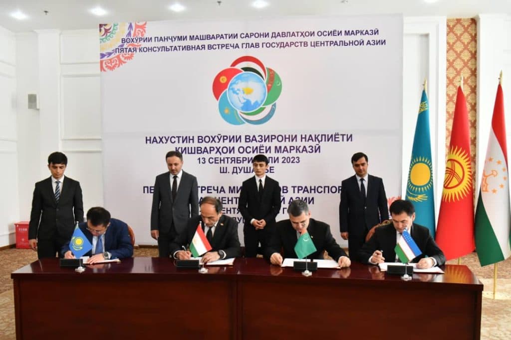 Merkezi Aziýa döwletleriniň ulag ministrleri Duşenbe Beýannamasyny kabul etdiler