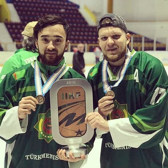 Сборная Туркменистана по хоккею завершила ЧМ-2019 в Софии на третьем месте