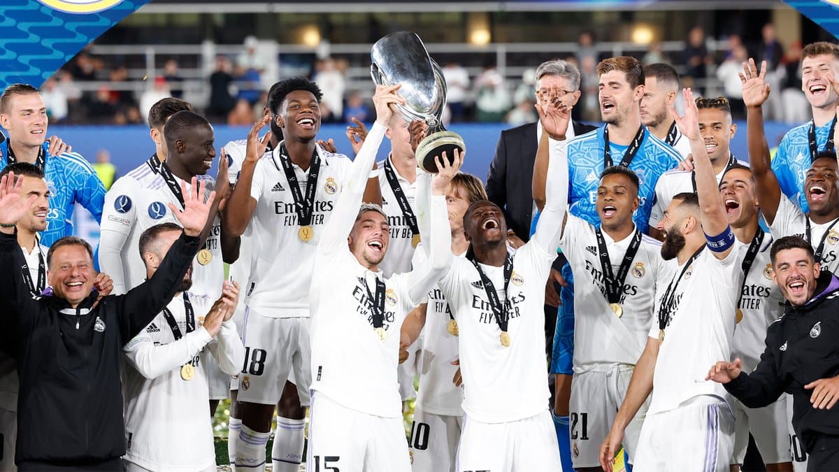 “Real Madrid” won the UEFA Super Cup against “Eintracht” Frankfurt