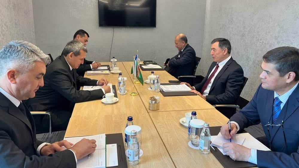 Рашид Мередов встретился c главой МИД Узбекистана Норовым