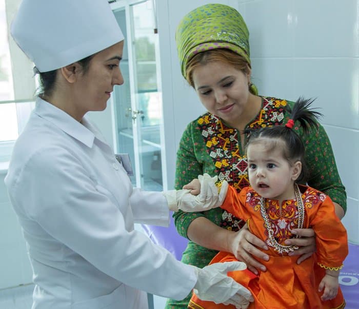 В Туркменистане проходит Европейская неделя иммунизации-2022