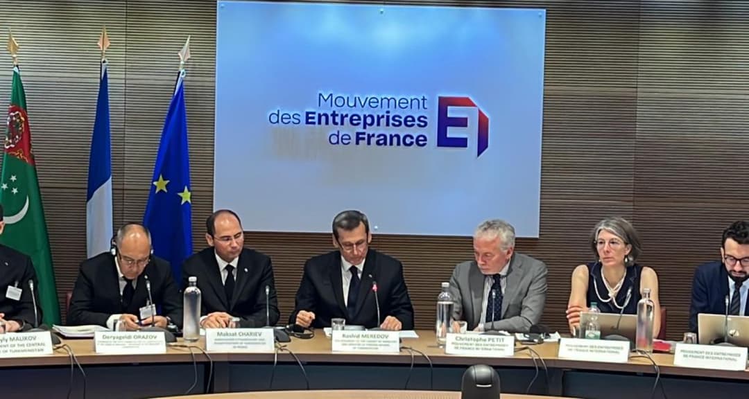 Turkmenistan and France have identified promising vectors of economic partnership