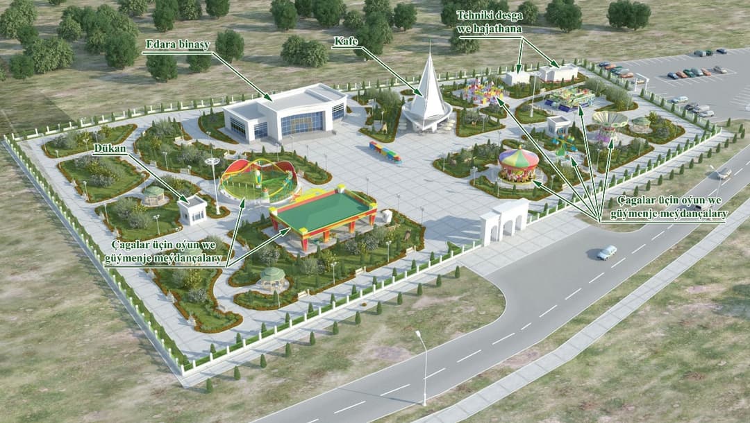 В Фарабском этрапе откроется новый парк аттракционов