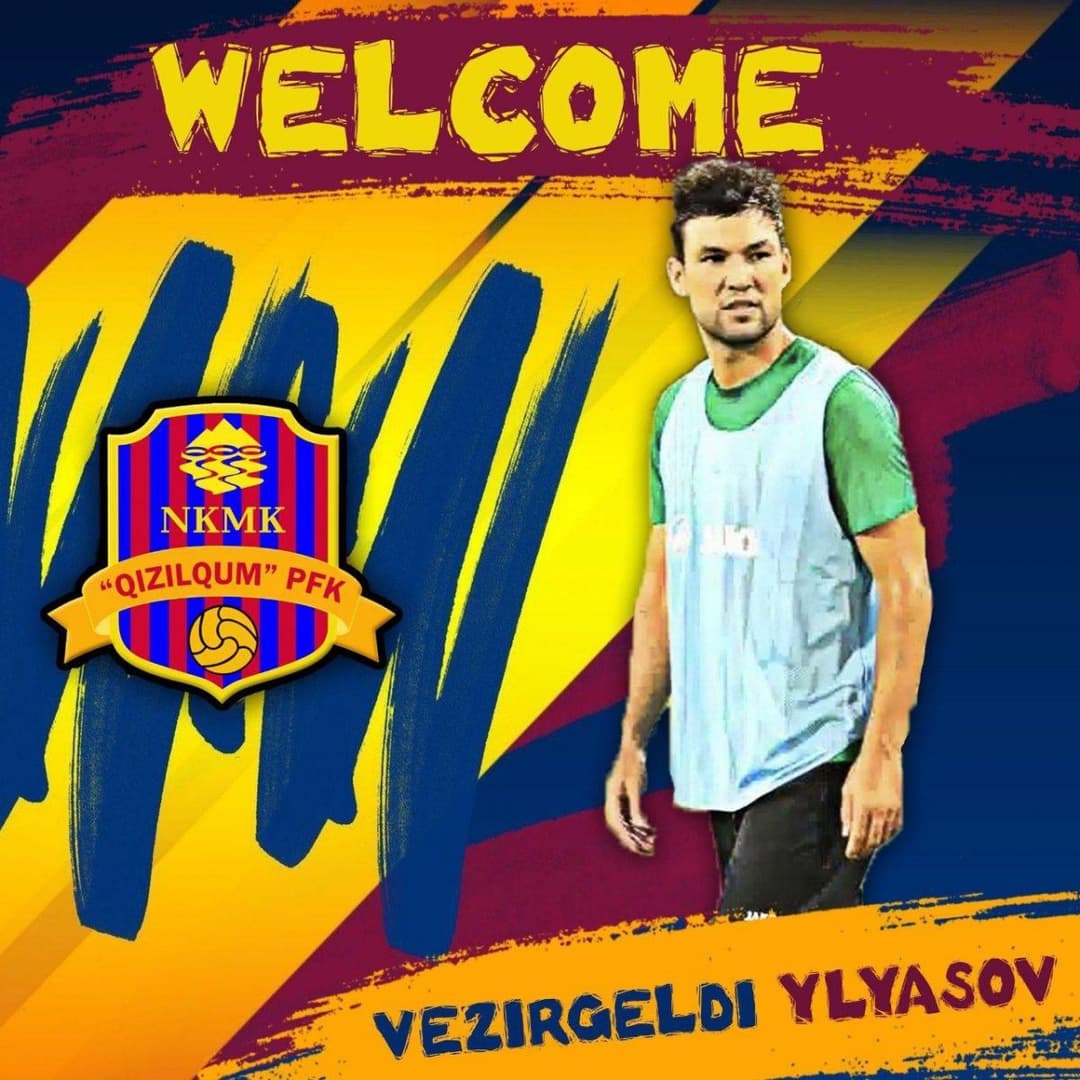 Полузащитник сборной Туркменистана Везиргельды Ильясов перешел в «Кызылкум»