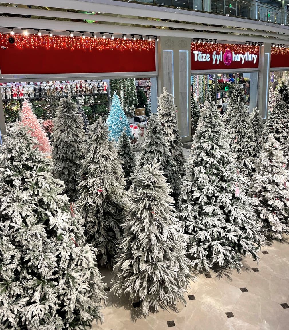 Täze Ýyl Harytlary: «Aşgabat» SDAM-da täze ýyl harytlarynyň dükany açyldy
