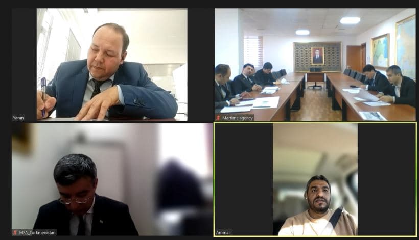 «Туркмендениздеряёллары» и AD Ports Group обсудили вопросы инвестирования в судостроение Туркменистана