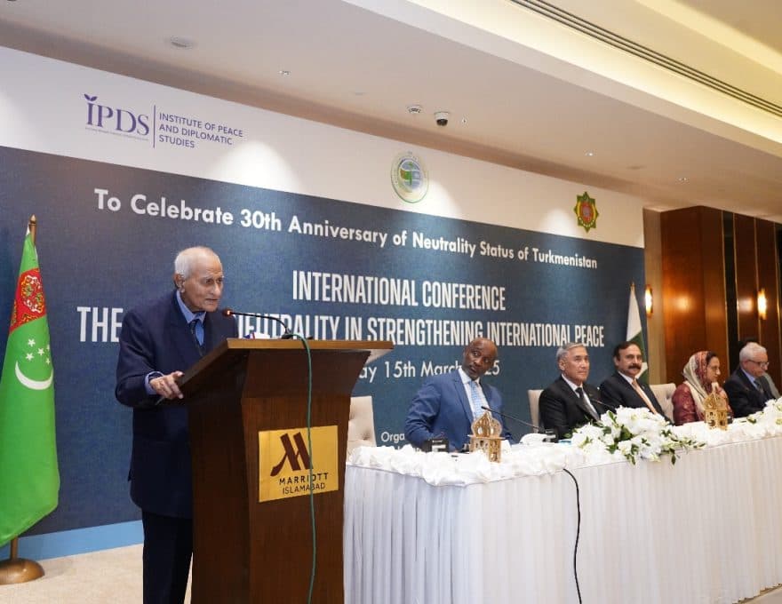 Yslamabatda «Halkara parahatçylygy berkitmekde Bitaraplygyň roly» atly konferensiýa geçirildi