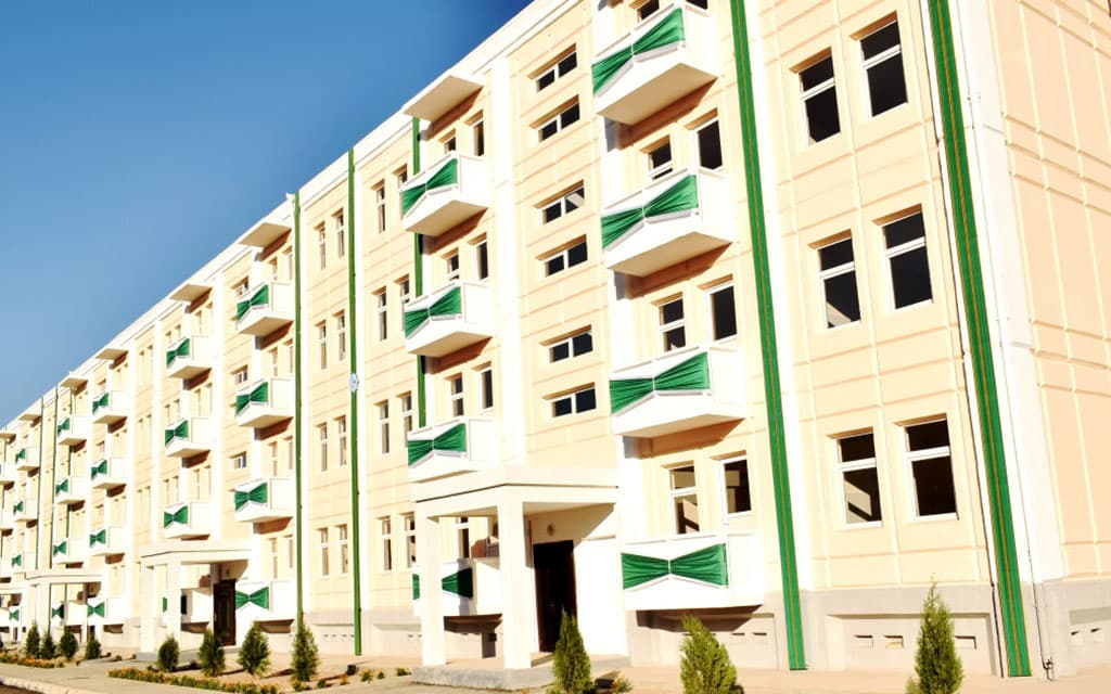 Seýdi şäherinde 4 gatly, 24 öýli ýaşaýyş jaýy açyldy 