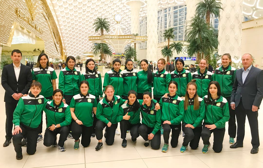 The women's football team of Turkmenistan went to the CAFA-2022 championship in Dushanbe