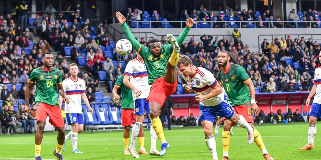 The Russian national football team defeated the Cameroon team in a friendly match