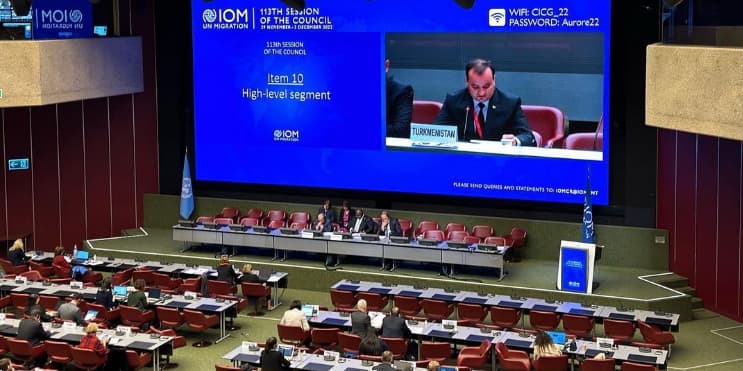 Туркменская делегация приняла участие в 113-й сессии Совета МОМ в Женеве