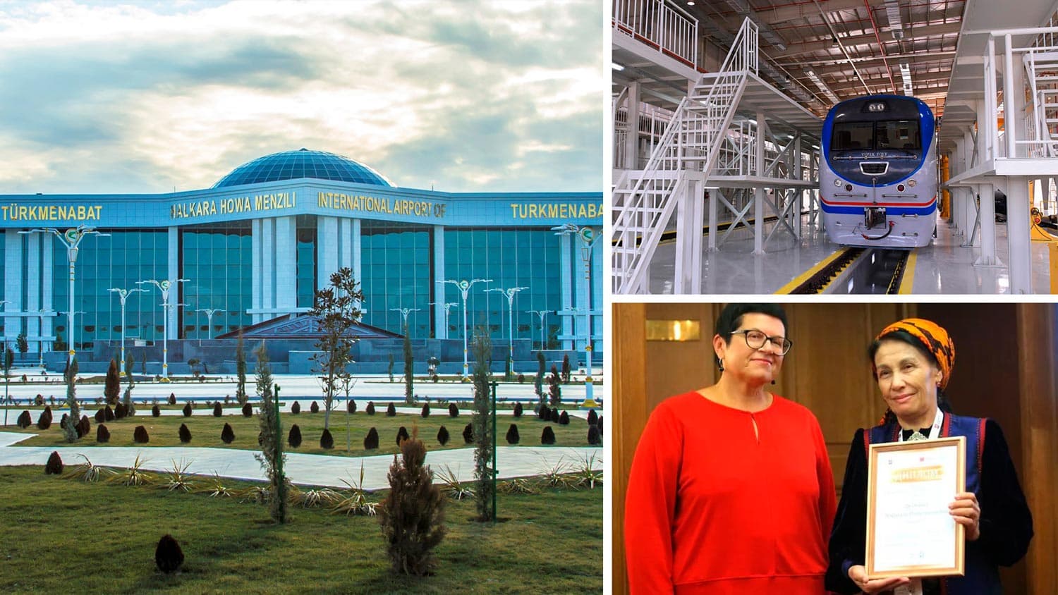 Russiýada Kazan – Türkmenabat howa gatnawynyň petekleriniň onlaýn satuwy başlandy, Türkmenistana Hytaýdan iki sany täze teplowoz gelip gowuşdy, türkmenistanly rus dili mugallymy Moskwa syýahat etmek mümkinçiligini gazandy