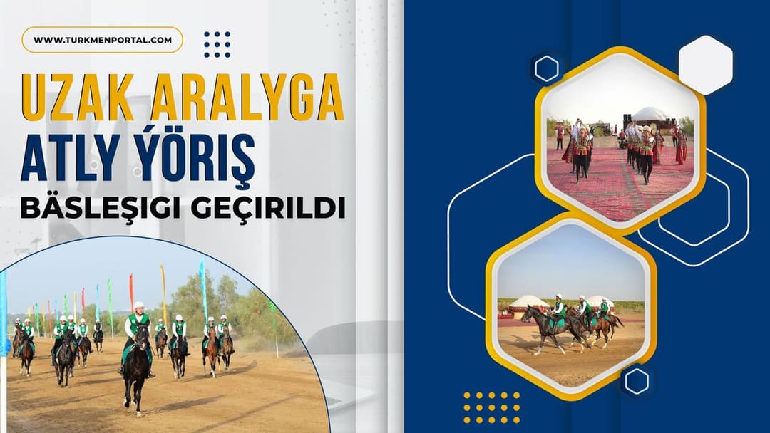 Ahal-Teke equestrian marathon was held in Turkmenistan