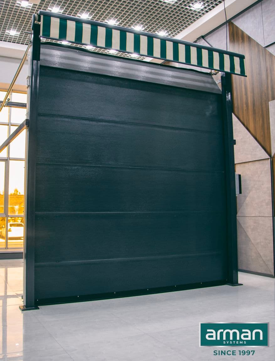Arman Systems: sectional doors, awnings, pergolas and sliding doors with automation