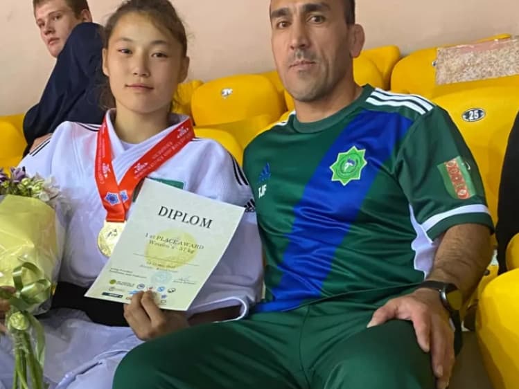 A judoka from Turkmenistan won a gold medal at the international junior tournament in Almaty
