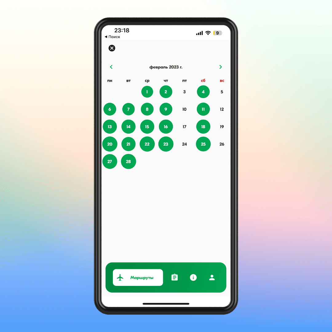 В приложении Turkmenistan Airlines появилась возможность просмотра перечня доступных авиабилетов
