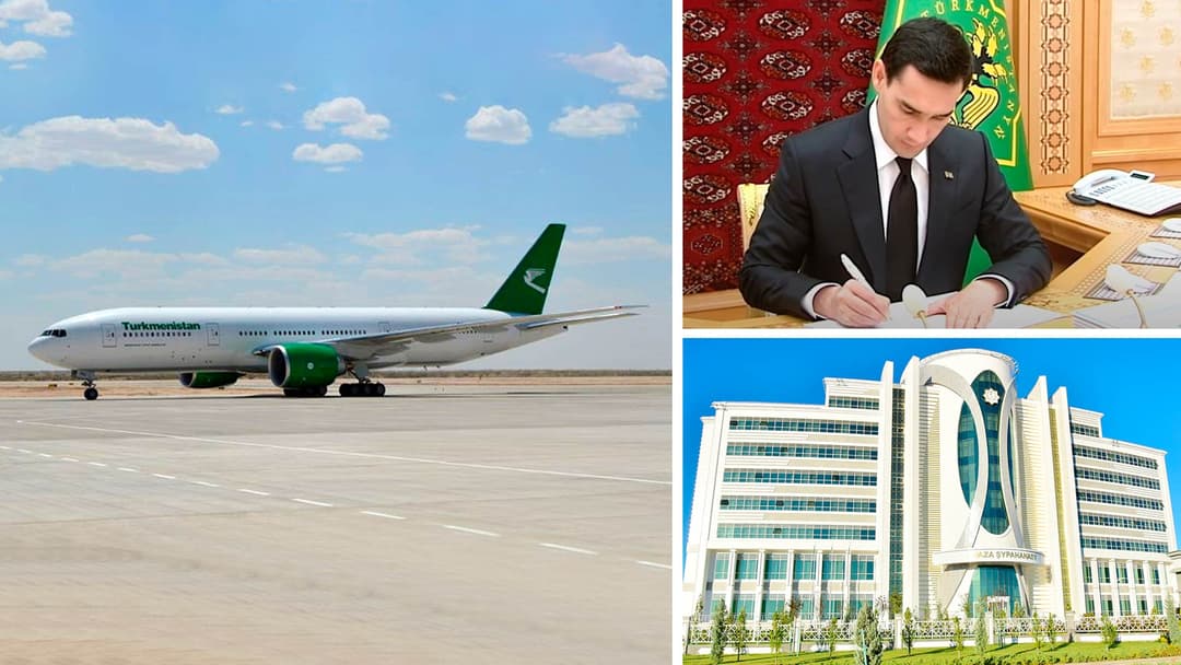 Turkmenistan organized an export flight from Istanbul, Serdar Berdimuhamedov appointed 28 heads of ministries and other departments, “Avaza” Sanatorium began to receive visitors and other news