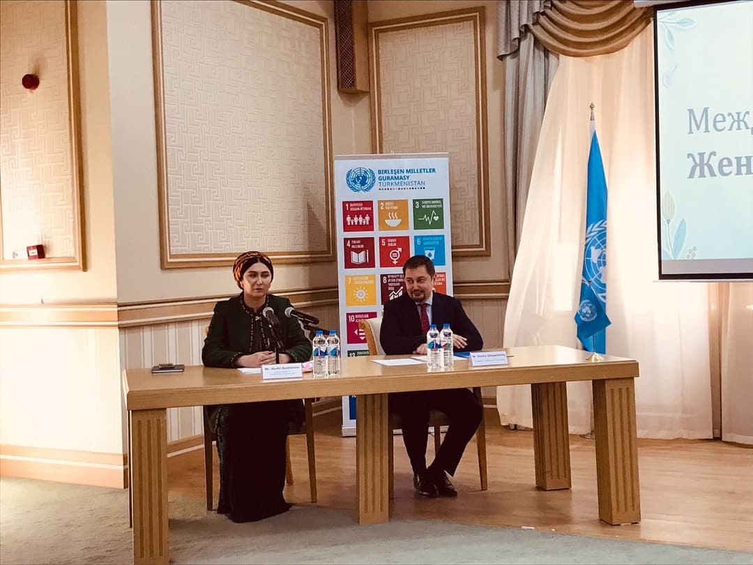 In honor of March 8, the UN in Turkmenistan organized a dialogue of women