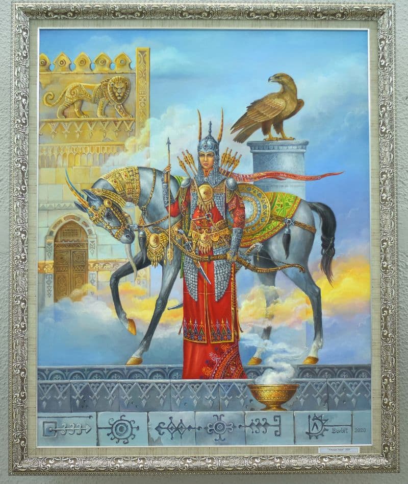 Aşgabatda Döwletgeldi Akyýewiň 50 ýaş ýubileýi mynasybetli şahsy sergisi açyldy